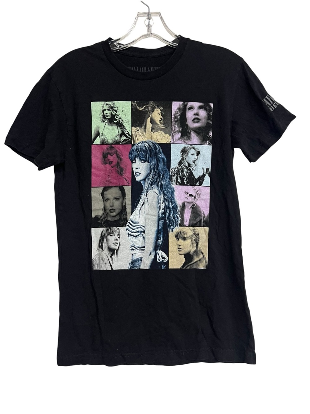 Taylor Swift The Eras Tour Through LA Los Angeles Black Short Sleeve T-shirt